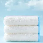 5 pk Bamboo Fiber Dish Cloth 28*28