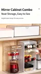 Stackable Mini Acrylic Storage Rack, Large Size For Vanity And Bathroom Cabinet