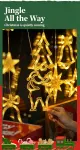 Colourful Five Point Star LED Suction Cup Curtain Lights, Battery Operated Christmas Window Decoration Lamp