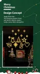 Warm White Cupid’s Arrow Heart LED Suction Lights, Battery Operated Romantic Christmas Curtain Lighting