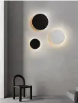 13CM White Regular Eclipse LED Wall Light Stepless Dimming