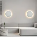 20CM Black Touch Eclipse LED Wall Light Stepless Dimming