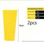 5 Inch Plastic Tree Felling Wedges 2Pcs Log Splitting Garden Tool