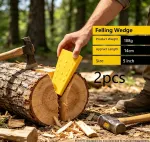 5/8/10 Inch Complete Tree Felling Wedge Set 6Pcs Plastic Garden Timber Tools