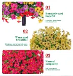 Mixed Shade Morning Glory Artificial Stems Eucalyptus Floral Styling Prop