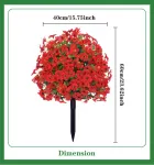 Mixed Shade Morning Glory Artificial Stems Eucalyptus Floral Styling Prop