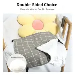 35x35cm Gray Plaid Adjustable Cat Hammock | Halloween Everyday Thin Gift | Medium Lightweight Cat Hammock for Daily Cage Use
