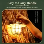Green Ambient Camping Lantern | Christmas Forest Glow Gift | Waterproof LED Outdoor Lantern Long Lasting Portable Handheld Camp Light