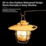 Green Ambient Camping Lantern | Christmas Forest Glow Gift | Waterproof LED Outdoor Lantern Long Lasting Portable Handheld Camp Light