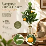 Style A Artificial Lemon Vine Foam Lemon Home Garden Display