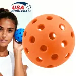 15Pcs 72mm Blue Pickleballs 26-Holes