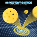 Pickleballs 40-Holes 12Pcs 08