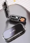 2pcs Cream White Pill Cutter (1/2, 1/3 & 1/4 Cutting)
