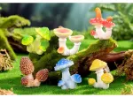 10pcs Artificial Mushroom Ornament-Type 3