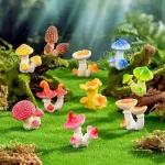 10pcs Artificial Mushroom Ornament-Type 5