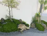 30g Light Green Artificial Moss-2Pcs