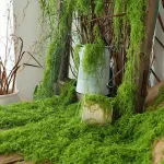 100g Light Green Artificial Moss