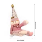 2Pcs Christmas Elastic Rope Reindeer Curtain Tiebacks