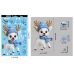 4 Styles Christmas Window Stickers Pack-01