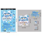 6 Styles Christmas Window Stickers Pack-02