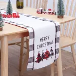 2Pcs Christmas Printed Table Runner 009