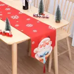 2Pcs Christmas Printed Table Runner 010