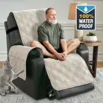 Electric Recliner Sofa Cover – Black