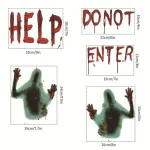 2Sets W05 Halloween Static Window Stickers (9 Sheets Per Set)