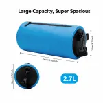 2.7L Waterproof Dry Bag – 500D PVC Tarpaulin, Adjustable Strap, Swimming & Rafting Sling Bag. – Yellow