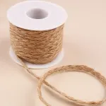 2PCS Natural Jute Rope 5mm*10m, Eco-friendly & Durable, Essential for DIY & Home Decor