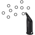 10 Pcs Rubber O Compatible with Karcher SC2 SC3 SC4 SC5 CT10 Steam Cleaner Black, Rings