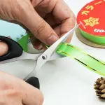 6 Pcs Multi Pointed Tips Medium Trimming Purpose Scissors Suitable for Home Office and School Comfortable Handles, 14 X 6.5 cm, 6.5 cm