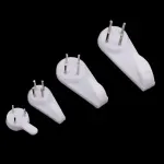 40 Count Heavy Duty Picture Hangers for Brick Concrete and Cinder Walls With Installation Pins