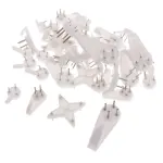 40 Count Heavy Duty Picture Hangers for Brick Concrete and Cinder Walls With Installation Pins