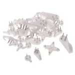 40 Count Heavy Duty Picture Hangers for Brick Concrete and Cinder Walls With Installation Pins