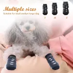 2 Pair Non Slip Dog Shoes, Size S, 13.5 x 4.5 x 5.5 cm