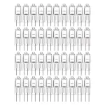 10-Pack G4 Halogen Bulbs 20W 12V, Warm White