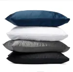 2-Pack Satin Pillowcase, Dark Gray, 50 x 66cm