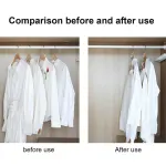 10-pack White Clothes Hangers with Connecting Hook, Organizer