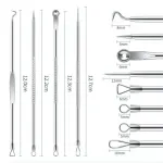 4-pack Blackhead Remover Tool, Silver