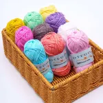10-pack Cotton Knitting Crochet Yarn, 49m per roll, MultiColor