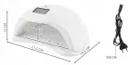 48W UV lamp for gel polish with motion sensor, White