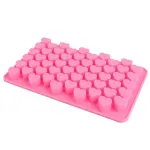 55 Hearts Ice Chocolate Jelly Mold, Pink