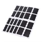 36-pack Black Chalkboard Labels, 3.5 x 2 inches