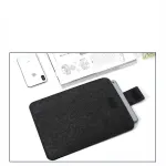 13-inch wool felt sleeve for MacBook Pro and Air, light gray