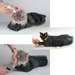 Cat Grooming Bag, Durable and Versatile Cat Restraint Bag to Keep Cats Safe During Grooming and or Bathing