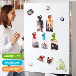 12 Piece Magnetic Food Clips for Refrigerator and Kitchen