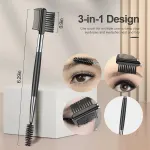 3 Piece Eyebrow Brush and Eyelash Separator Set