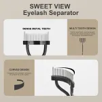 3 Piece Eyebrow Brush and Eyelash Separator Set