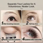 4 Piece Eyebrow Brush and Eyelash Separator Set